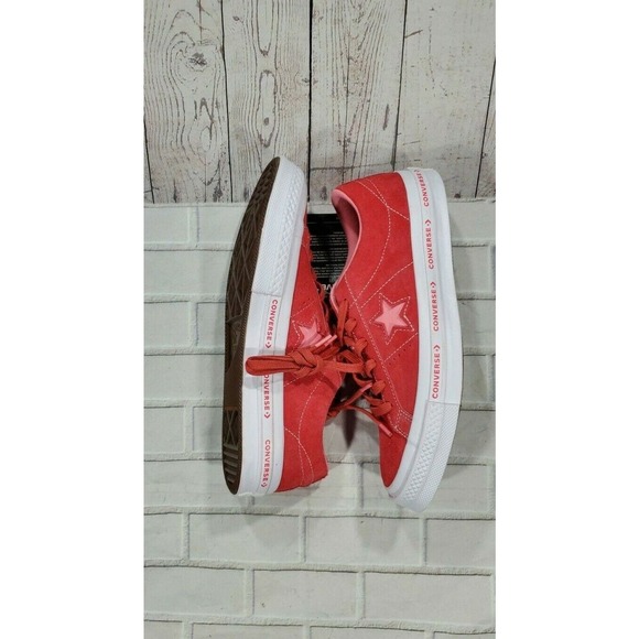 Converse One Star OX 259815C Paradise Leather Suede Pink Sneakers YOUTH SZ 6.5 - Picture 6 of 9